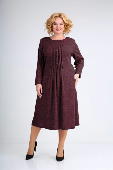 Платье Сибон 224 а бордо размер 66-70 #1