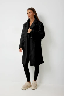 Пальто V&N 1057 чёрный