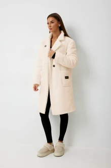 Пальто V&N 1057 бежевый