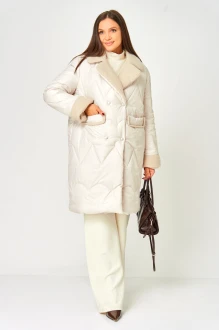 Пальто V&N 1065 бежевый