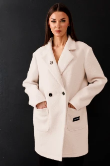 Пальто V&N 1116 пудровое