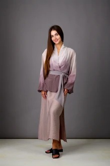 Костюм Rosheli 1154 двойка /5 молочно-кофейный
