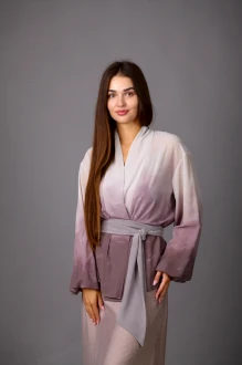 Блузка Rosheli 1171 /2 молочно-кофейный
