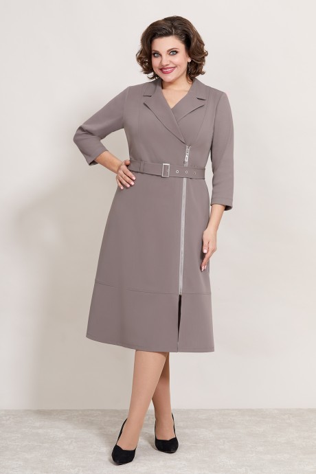 Платье Mira Fashion 5369 графит размер 50-56 #1