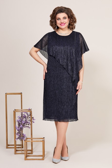 Вечернее платье Mira Fashion 5258 -4 темно-синий размер 50-62 #1