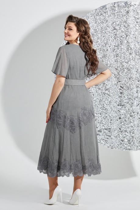 Платье Mira Fashion 5426 серый размер 50-58 #2