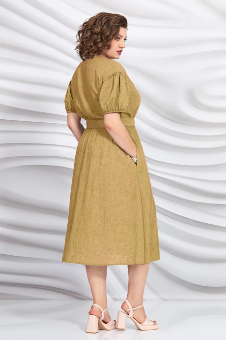 Платье Mira Fashion 5433 -2 горчица размер 50-56 #3