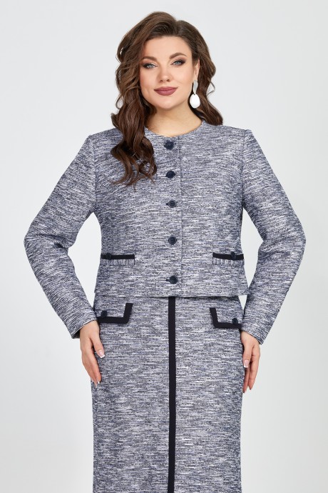 Костюм/комплект Mira Fashion 5523 сине-белый размер 50-56 #2