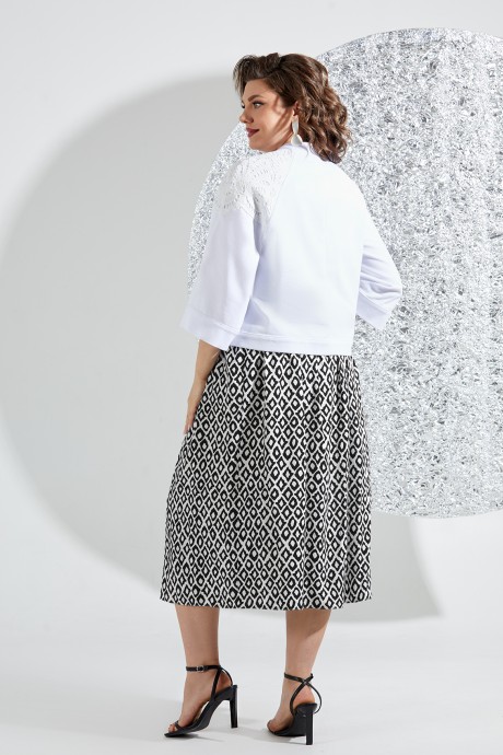 Костюм Mira Fashion 5548 двойка черно-белый размер 50-56 #3