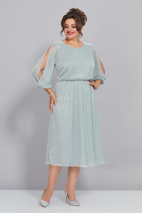 Вечернее платье Mira Fashion 5446 -4 голубой размер 50-56 #1