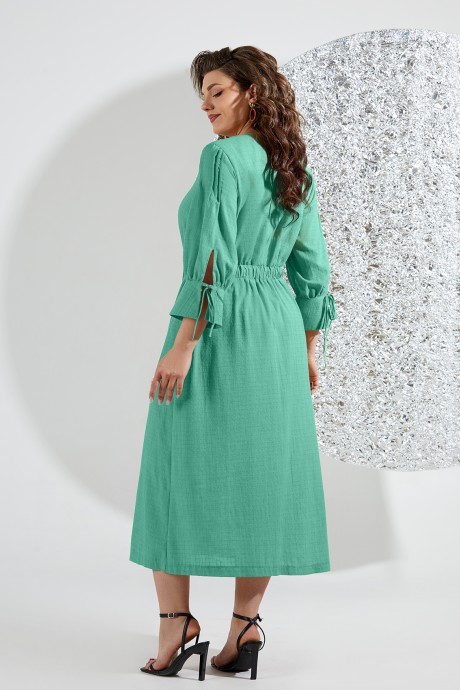 Платье Mira Fashion 5552 -2 бирюза размер 50-56 #2