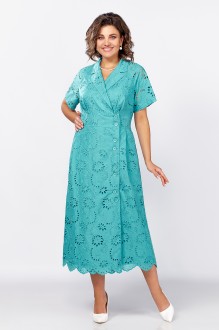Платье Mira Fashion 5539 -6 яркая бирюза #1
