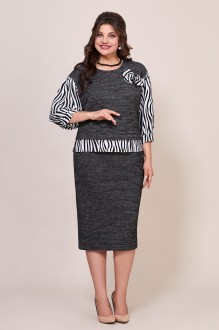 Костюм/комплект Mira Fashion 5590 двойка черно-белый #1