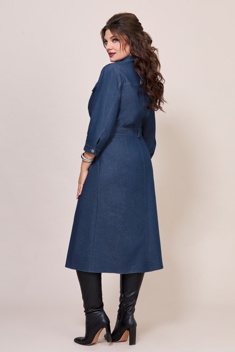 Платье Mira Fashion 5600 джинсовый размер 50-56 #3