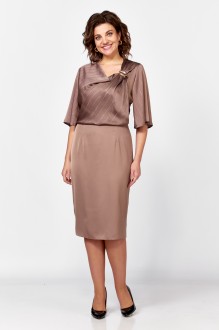 Вечернее платье Mira Fashion 5610 капучино #1