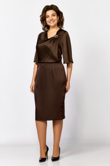 Вечернее платье Mira Fashion 5610 -2 шоколад #1