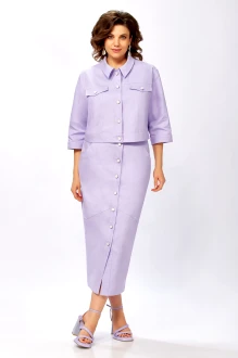 Юбочный костюм Mira Fashion 5541 двойка -3 сиреневый