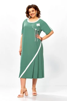 Платье Mira Fashion 5669 зеленое