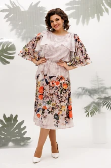 Платье Mira Fashion 5672 мультиколор, принт