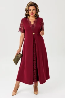Вечернее платье Mira Fashion 5716 бордо