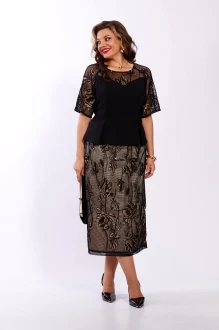 Вечернее платье Mira Fashion 5760 черное