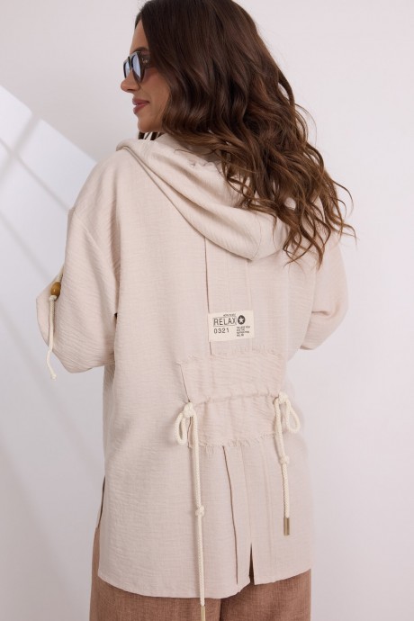 Костюм/комплект Магия Моды 2582 двойка беж+корица размер 50-56 #7