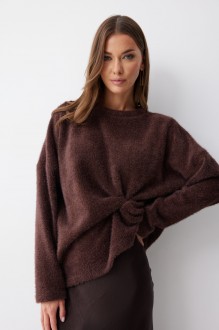 Джемпер (кофта) Люше 4231 коричневый #1