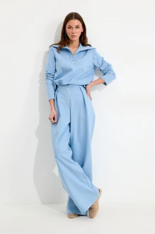 Брючный костюм Люше 4315 голубой