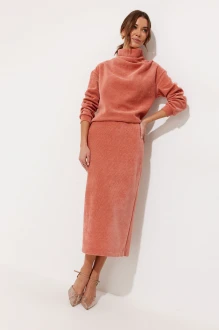 Юбочный костюм Люше 4263 коралл