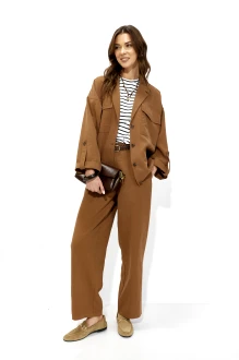 Брючный костюм Люше 4347 коричневый