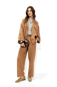 Брючный костюм Люше 4347 песочный