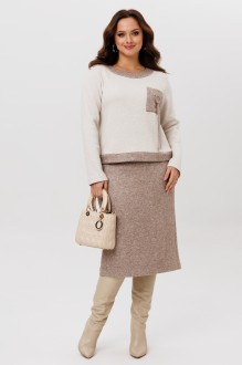 Костюм/комплект Galean Style 993 коричневый, бежевый