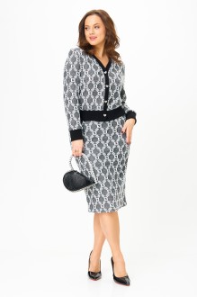 Юбочный костюм Galean Style 903 графит, орнамент