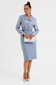 Юбочный костюм Galean Style 987 голубой