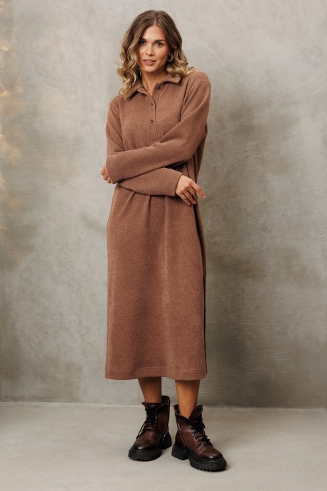 Платье GIZART 5423 капучино размер 44-52 #1