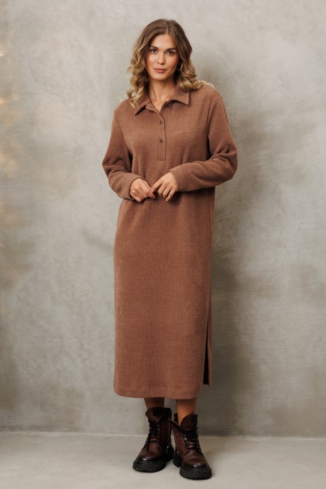 Платье GIZART 5423 капучино размер 44-52 #4