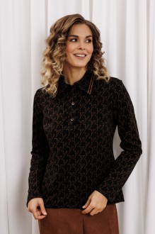 Джемпер (кофта) GIZART 15422 черный-медь