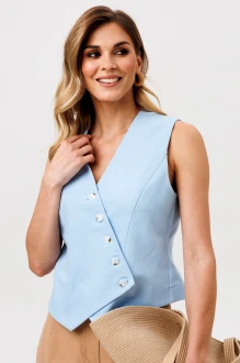 Жилетка GIZART 15404 голубая