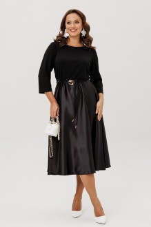 Платье Мублиз плюс 295 черный