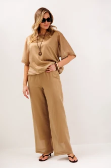 Брючный костюм Fantazia Mod 4783 золотисто-оливковый