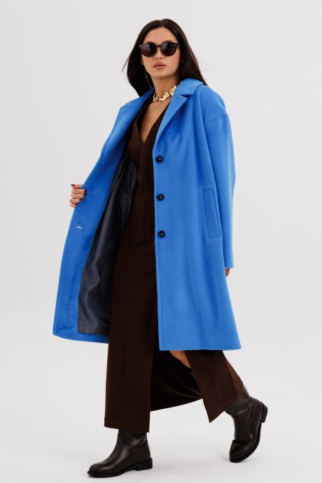 Пальто Fantazia Mod 4950 синий размер 44-52 #2