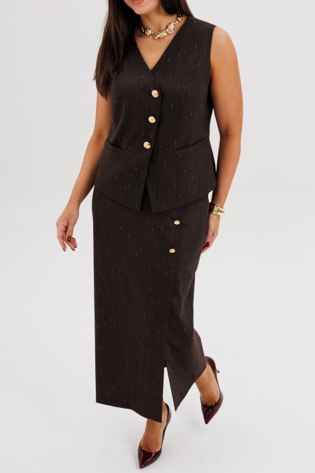 Костюм/комплект Fantazia Mod 5248 шоколад размер 46-52 #4