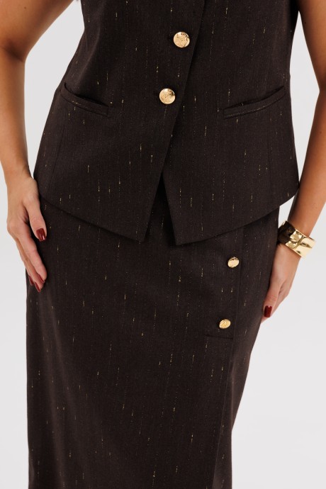 Костюм/комплект Fantazia Mod 5248 шоколад размер 46-52 #6