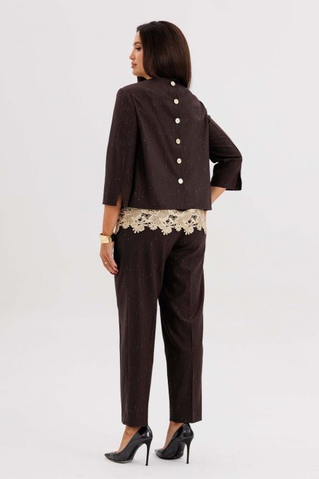 Костюм/комплект Fantazia Mod 5318 тройка шоколад размер 44-52 #5