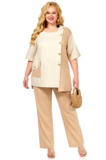 Брючный костюм ЛаКона 11692 двойка льняной