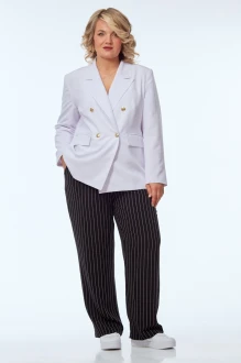 Брючный костюм OVERYOU 247 черно-белый