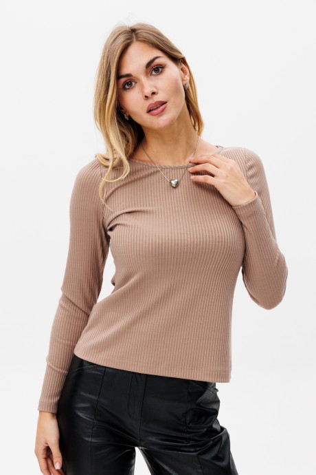 Джемпер (кофта) PRATA wear S025 капучино размер 42-50 #1