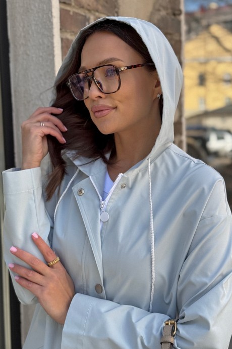 Куртка PRATA wear S032 голубой размер 42-48 #7
