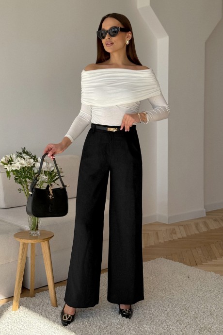 Брюки PRATA wear S036 черный размер 42-52 #2