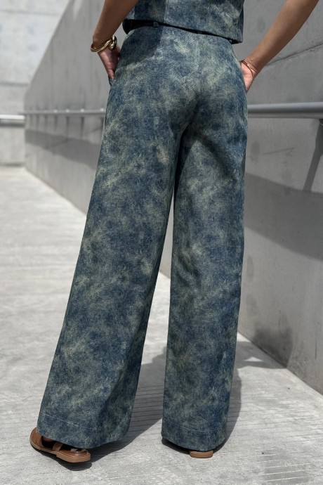 Брюки PRATA wear S037 синий размер 42-52 #3